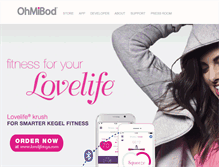 Tablet Screenshot of ohmibod.com